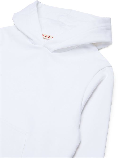 Felpa unisex bambino Marni Kids nera con cappuccio e logo MARNI KID | M01883M00V00M100